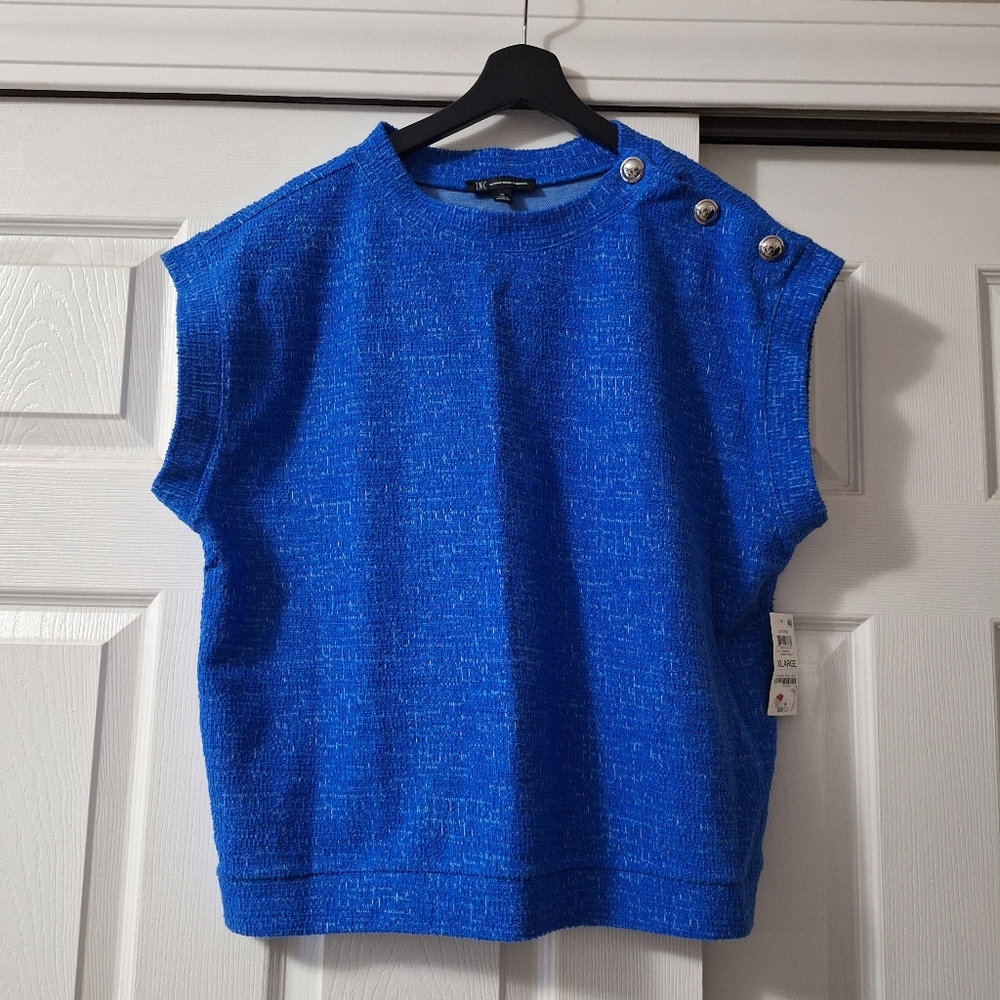 NWT INC Royal Blue Top